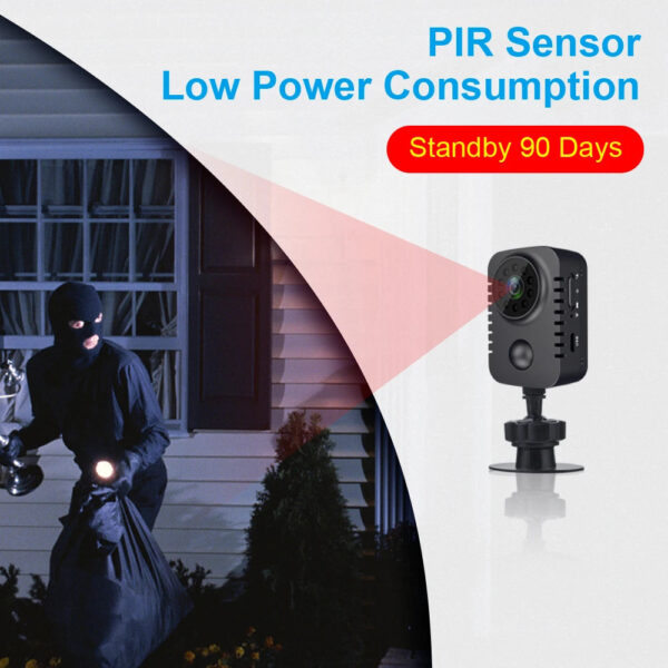MD29 HD Mini Body Camera 1080P Security Pocket Cameras Motion Activated Small Nanny Cam for Cars Standby Espia Webcam 8H Working - Image 2