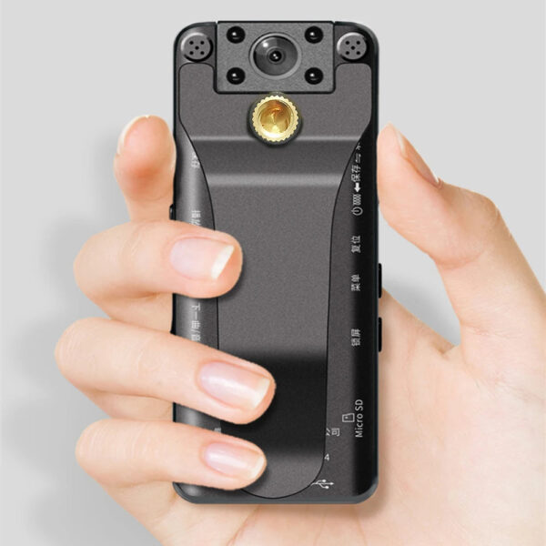 A22 Digital Mini Body Mounted Camera 1080P Professional Screen Portable Magnetic Night Vision Small Camera Sports DV Camcorder - Image 2
