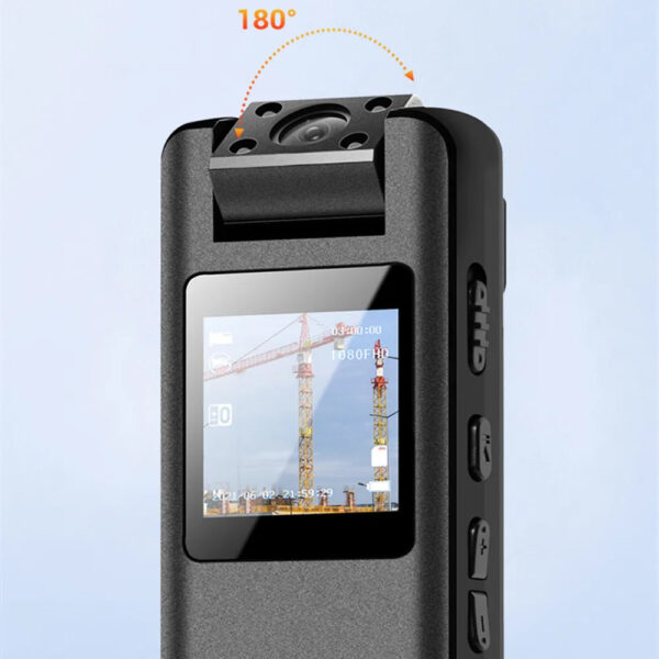 A22 Digital Mini Body Mounted Camera 1080P Professional Screen Portable Magnetic Night Vision Small Camera Sports DV Camcorder - Image 4