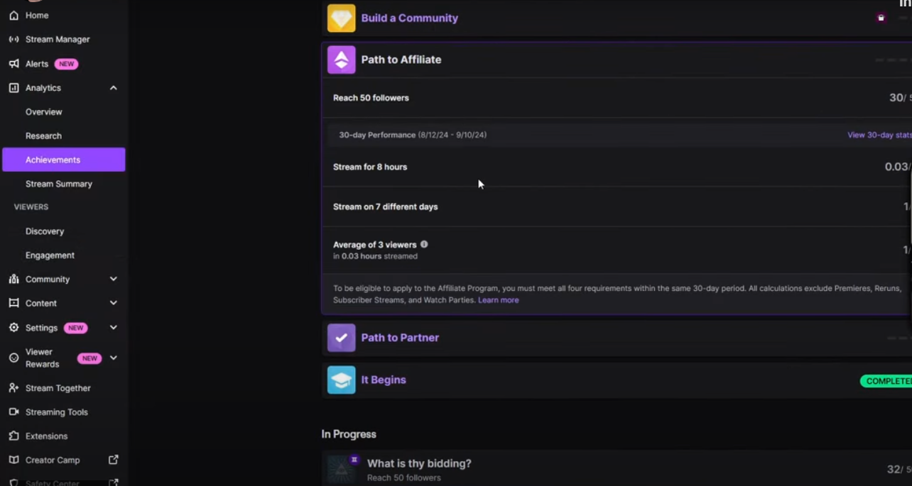 How To Become A Twitch Affiliate