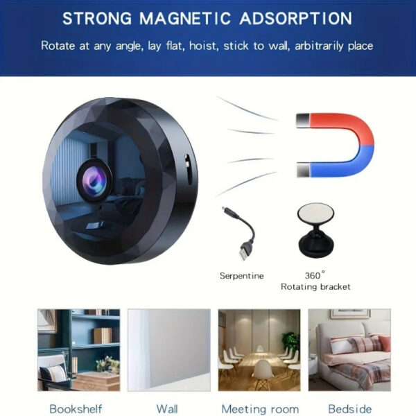 Xiaomi A11 Wireless Camera Mini Wifi Monitoring 1080p HD Video Security Camera Rechargeable Battery Motion Detection Camera - Image 4