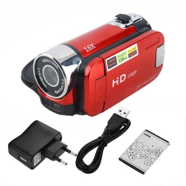 DV Camera Digital Camcorder HD Video Camera Full HD Rotation 16X High Definition Digital Camcorder Video DV Camera Digital DV - Image 8