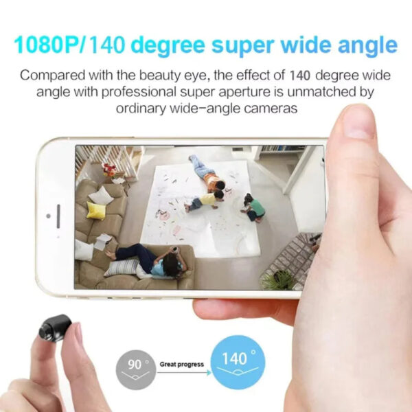 Mini 1080P HD Camera WiFi Wireless Night Vision Motion Detection Video Camera Home Security Camcorder Audio Video Recorder - Image 4