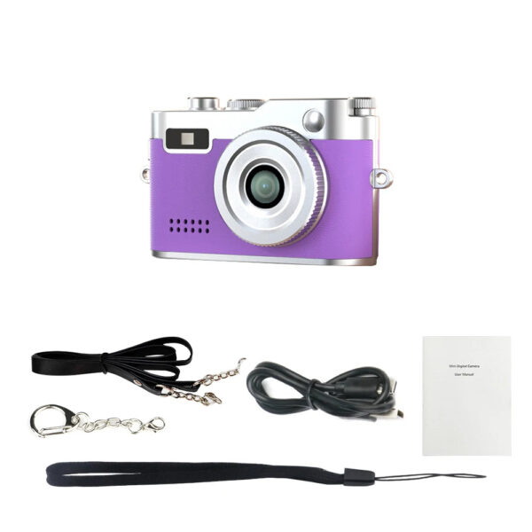Mini Retro Campus Digital Camera HD Outdoor Travel Photo Camera Portable Kids Camera with 0.96 Inch Screen Portable Video Camera - Image 10
