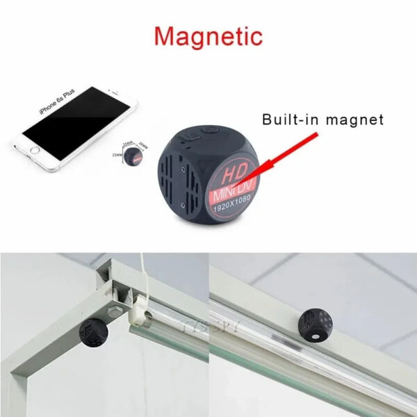 Body Mini Camera Portable 1080P HD Night Vision Video Recorder Wide Angle Motion Detection Magnet Loop Recording Espia Cameras - Image 6
