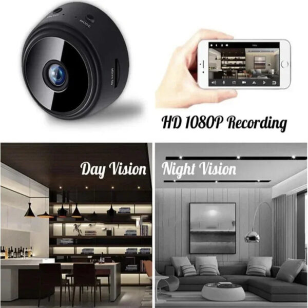 A9 WiFi Mini Camera Wireless Video Recorder Voice Recorder Security Monitoring Camera Smart Home For Infants And Pets - Image 3