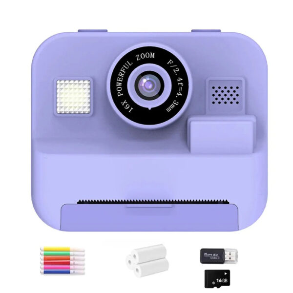 newInstant Print Camera With 32G Card Thermal Photo Printing Digital Children Camera Video Photography Educational Toy Kids Gift - Image 9