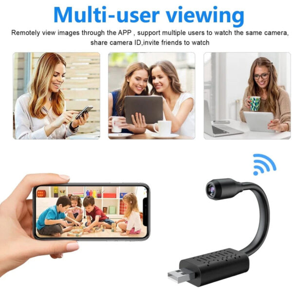 Mini WiFi Camera HD Indoor Camera 1080P Security Surveillance IP Camera Video Recorder Baby Monitor Battery Cam For IOS/Android - Image 5