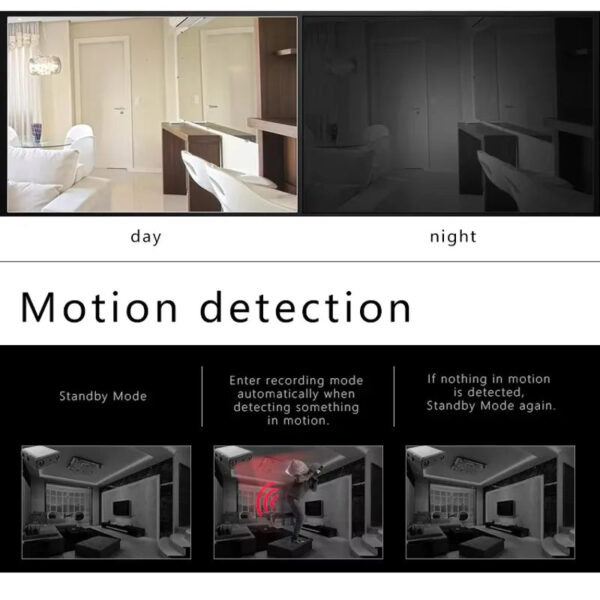 XD Mini Camera Full HD 1080P Surveillance Home Security Camcorder Night Vision Micro Cam Motion Detection Video Voice Recorder - Image 3