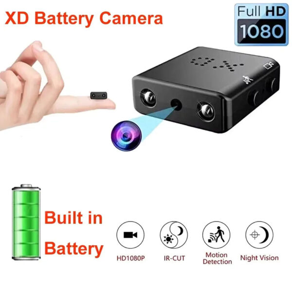 XD Mini Camera Full HD 1080P Surveillance Home Security Camcorder Night Vision Micro Cam Motion Detection Video Voice Recorder