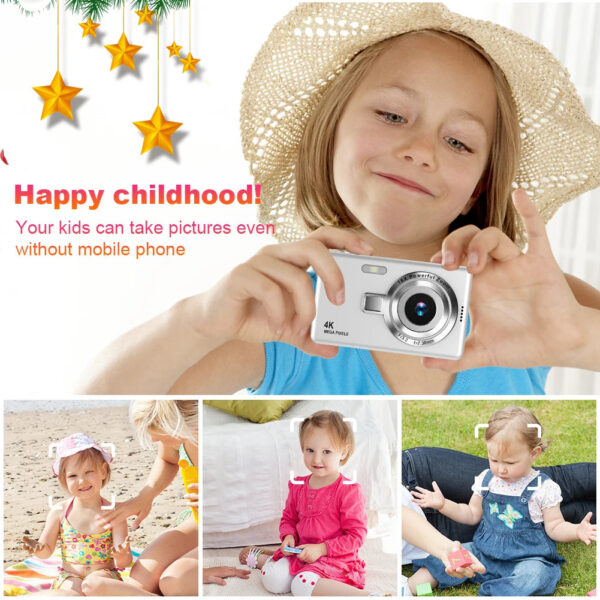 4K HD 1080P Digital Camera 96MP Autofocus Vlogging Camera 16X Zoom Video Photography Camera 2.4 Inch IPS Screen - Image 4