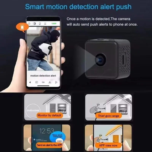 1080p Mini Camera Home Wireless Wifi Camera Outdoor Upgraded Baby Pet Motion Detection Security Small Night Vision Camera - Image 3