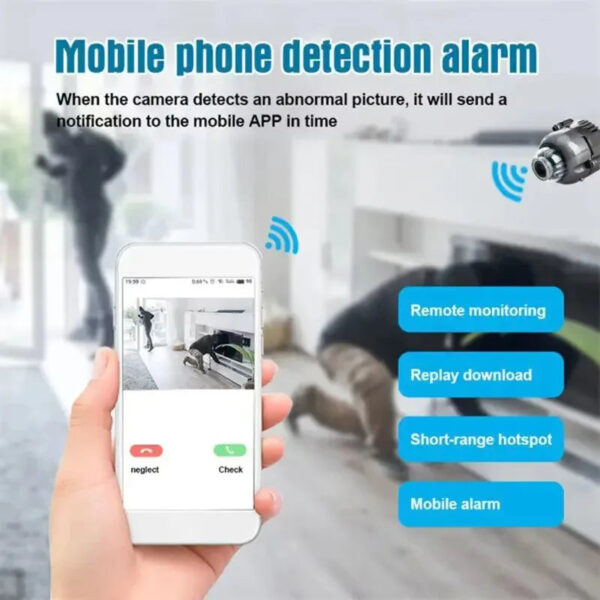 Mini 1080P HD Camera WiFi Wireless Night Vision Motion Detection Video Camera Home Security Camcorder Audio Video Recorder - Image 6