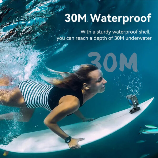 Null 4K Outdoor WiFi Action Camera Helmet Video Recording 4K/30FPS WiFi 2.0" 170DGPS 4X Zoom Underwater Waterproof Sports Camera - Image 5