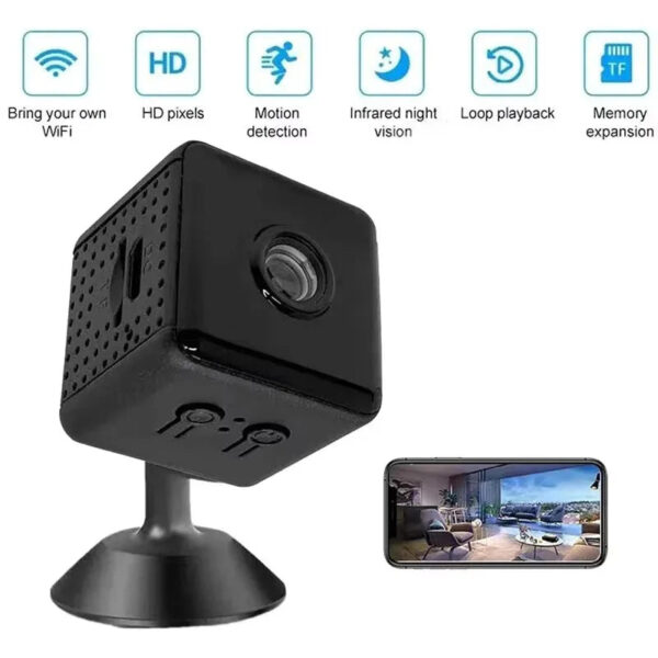 1080p Mini Camera Home Wireless Wifi Camera Outdoor Upgraded Baby Pet Motion Detection Security Small Night Vision Camera - Image 2