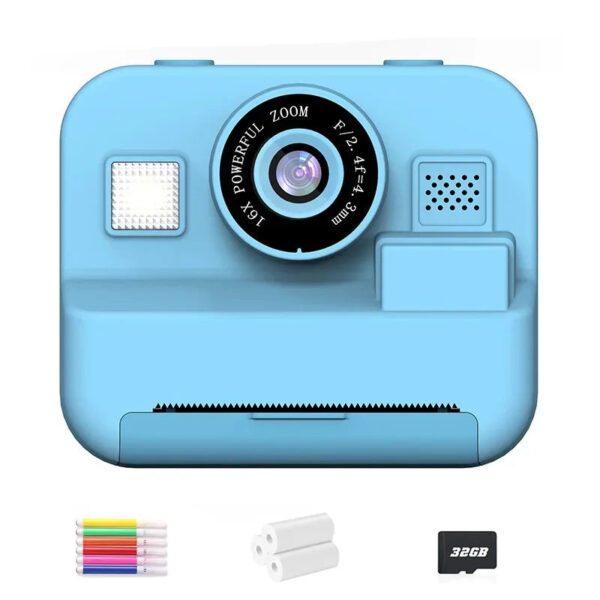 newInstant Print Camera With 32G Card Thermal Photo Printing Digital Children Camera Video Photography Educational Toy Kids Gift - Image 13