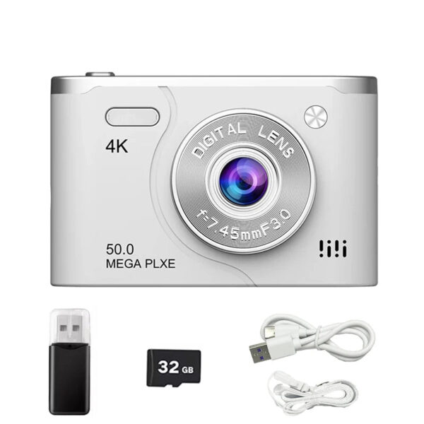 4K HD Digital Camera Dual Lens Photography Camera 2.4inch LCD CCD with Fill Light Camera Photo Video Camera for Travel Students - Image 14