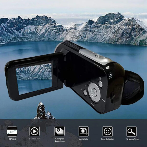 HD Recorder Mini DV Camera Camcorders 2 Inch Screen 16 Million Pixel Digital Video Camera HD Camcorder Digital Camera - Image 2