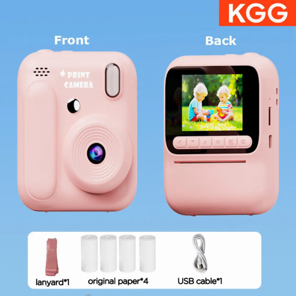 Color Printing Camera  Kids Instant Camera 32GB 1080P Thermal Print Digital Camera Print Photo Video Games Music Children Gift - Image 14