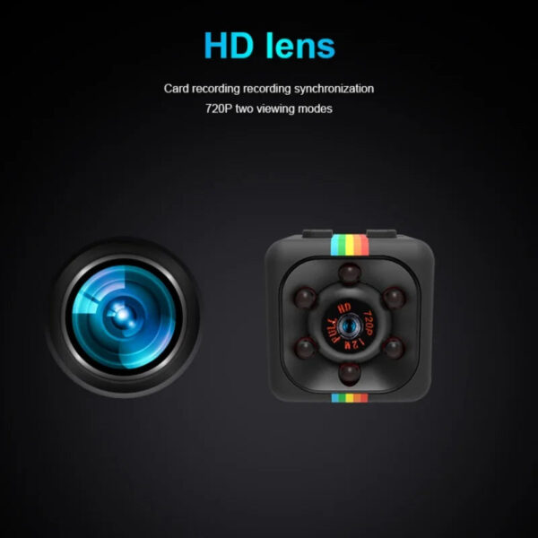 HD Mini Camera 1080P Portable Small Nanny Cam Video Voice Mini DV Recorder Indoor Covert Security Camera For Home Office - Image 2