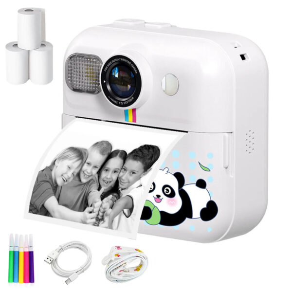 Kids Mini Instant Print Digital Camera with 48MP and 1080P Video for Fun Photography and Creative Coloring - Image 8