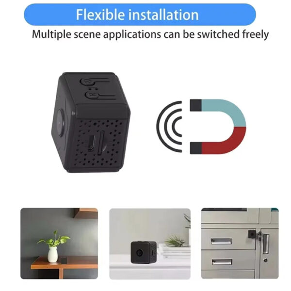 X6 Mini IP Camera WiFi Sports Camera HD 1080P Wireless Security Surveillance Built-in Battery Night Vision Smart Home Micro Cam - Image 6
