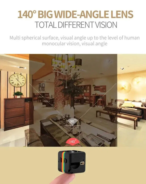 HD Mini Camera 1080P Portable Small Nanny Cam Video Voice Mini DV Recorder Indoor Covert Security Camera For Home Office - Image 4