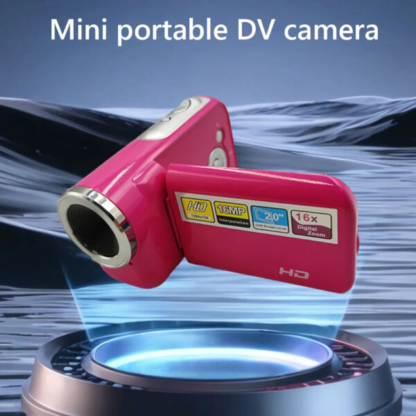 1080P 16MP Digital Camera 2.0 Inch Rotatable Screen Camcorder Camera 16X Zoom HD Video Recorder DV Camera Built-in LED Flash - Image 5