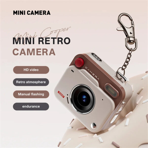 1080P HD Retro Digital Camera 48 Megapixels CCD Outdoor Photography Travel Camera Portable Student Children Campus Selfie Camera - Image 3
