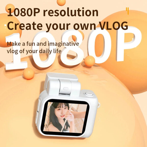 Y4000 Mini Camera With Flash Lamp LCD Screen Portable Pocket Cam Video Recorder HD 1080P Digital Camera Student Small Camcorder - Image 2