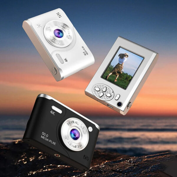 4K HD Digital Camera Dual Lens Photography Camera 2.4inch LCD CCD with Fill Light Camera Photo Video Camera for Travel Students - Image 6