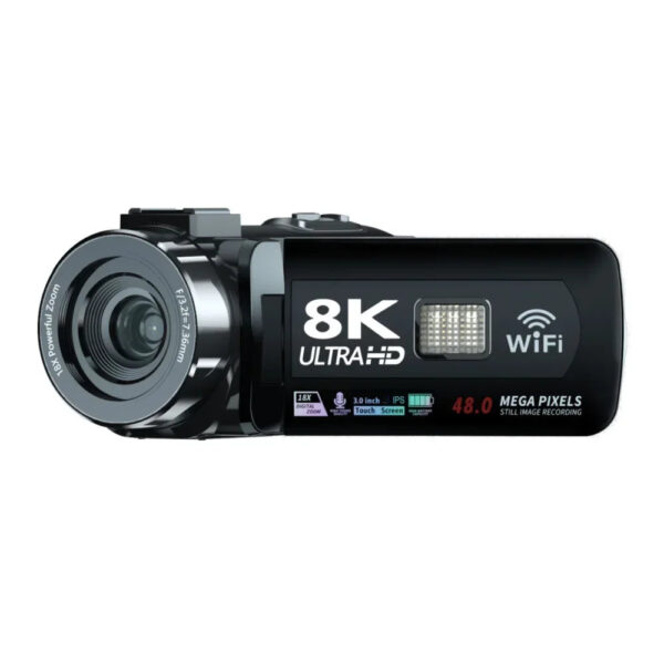 Handheld Touch Screen Digital Camera 8K WIFI High Definition for Travel Wedding Vlog with Auto Recording Feature from Mainland C - Image 2