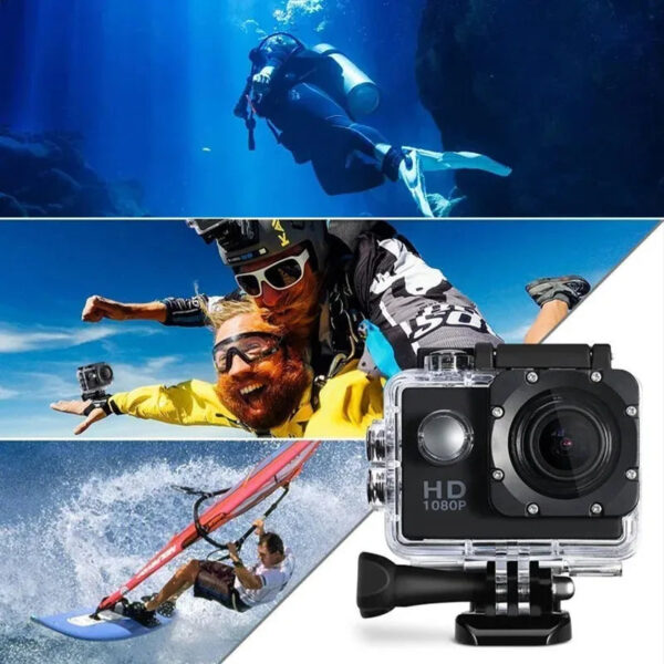 Action Camera 3MP 900mAh Underwater Waterproof Case Outdoor Sports Helmet Video Recording Cameras With 2.0 HD Screen - Image 4