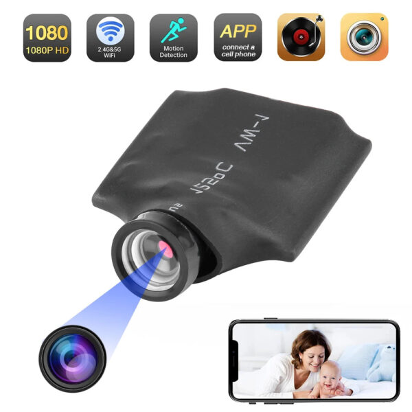 1080P High-Definition Wireless WIFI IP Mini Camera DIY Button Design Module Motion DVR Video Recorder Home Security P2P Camera - Image 4