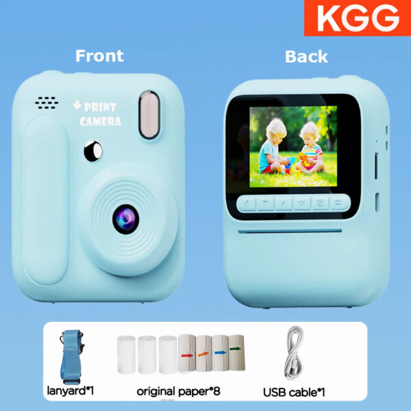Color Printing Camera  Kids Instant Camera 32GB 1080P Thermal Print Digital Camera Print Photo Video Games Music Children Gift - Image 12
