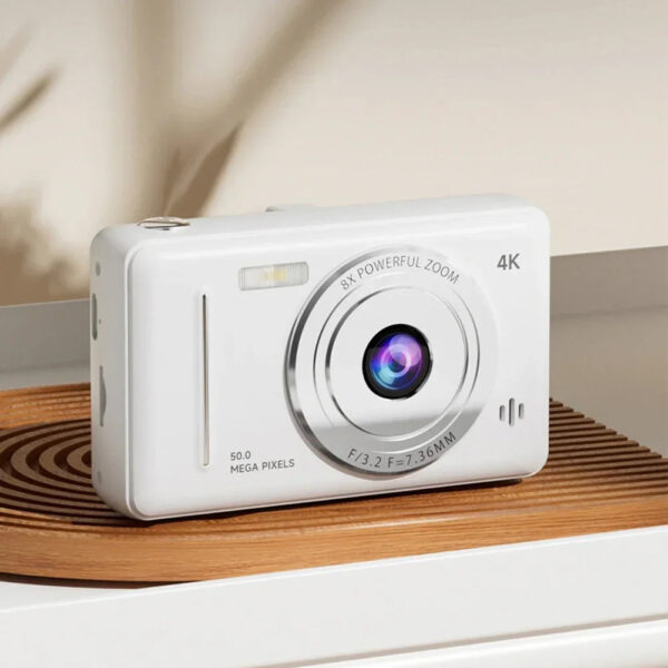 4K Digital Camera 5000W Pixel Retro CCD Portable Card Camera Entry-level Camera Dual Camera Flash 50 Million Pixels Auto Focus - Image 3