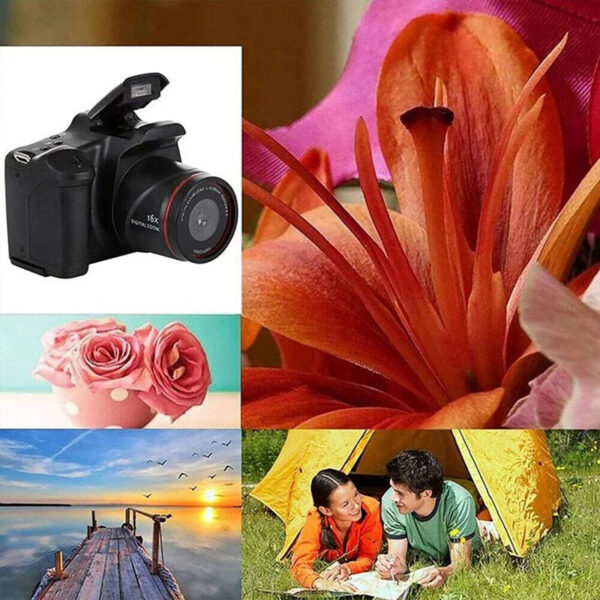 Portable Travel Vlog Camera Photography 16X Digital Zoom 1080P HD SLR Camera Anti-Shake Photo Cameras For Live Stream - Image 6