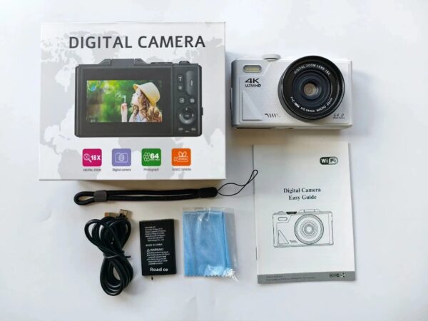 High Definition Retro WIFI DSLR Digital Camera Micro Single Student Entry Level 4K Selfie Travel Home Use Consumer Electronics - Image 11