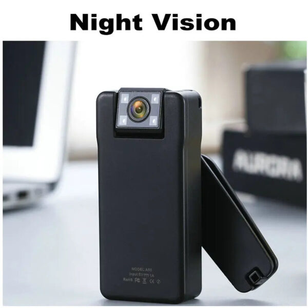 A50 1080P Mini Digital Camera WIFI Remote Control 150 Degrees Wide Angle Rotation Lens Bodycam Sports DV with Rotating Back Clip - Image 4