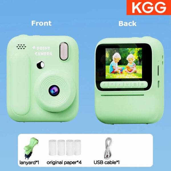 Color Printing Camera  Kids Instant Camera 32GB 1080P Thermal Print Digital Camera Print Photo Video Games Music Children Gift - Image 8