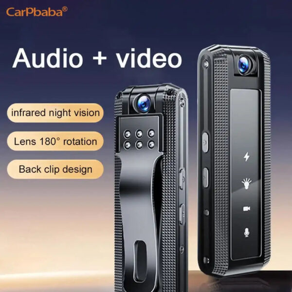 Voice recorder 180° Rotating HD Night Vision Video Recorder Wearable Body Camera Wearable Body Recorder Meeting Recorder