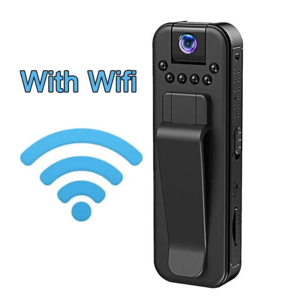 WIth Wifi 1080P Body Mini Camera Portable Small Digital Video Recorder Police BodyCam Infrared Night Vision Miniature Camcorder - Image 6