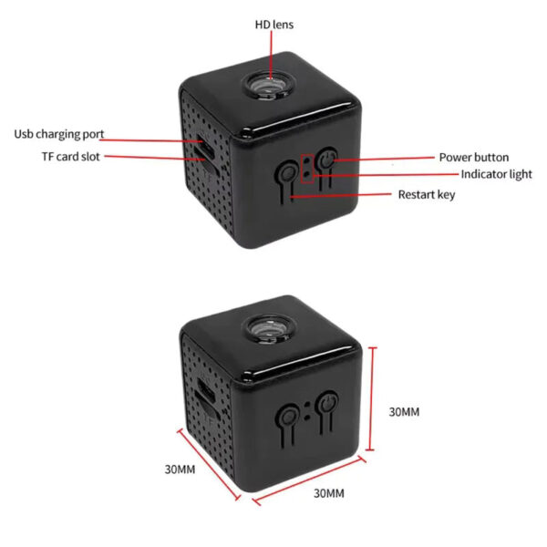 1080p Mini Camera Home Wireless Wifi Camera Outdoor Upgraded Baby Pet Motion Detection Security Small Night Vision Camera - Image 6