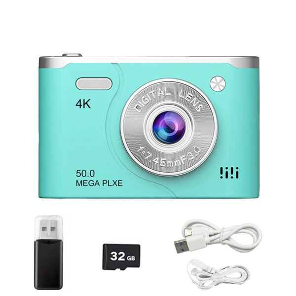 4K HD Digital Camera Dual Lens Photography Camera 2.4inch LCD CCD with Fill Light Camera Photo Video Camera for Travel Students - Image 8