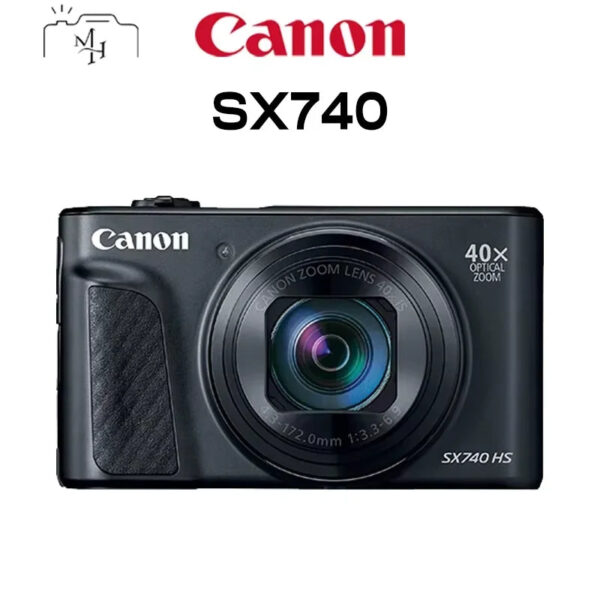 Canon PowerShot SX740 Digital Camera w/40x Optical Zoom & 3 Inch Tilt LCD - 4K VIdeo Wi-Fi NFC Bluetooth Enabled Black Body - Image 7