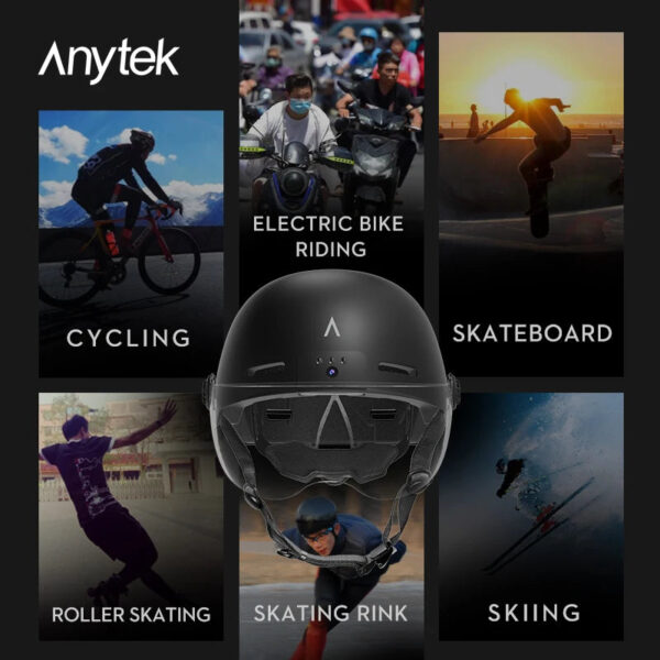 Anytek 2MP 1080P  Water-proof Helmet Sports DV Action Camcorder For Cycling Riding Camera Motorbike Video Digital Camera - Image 4