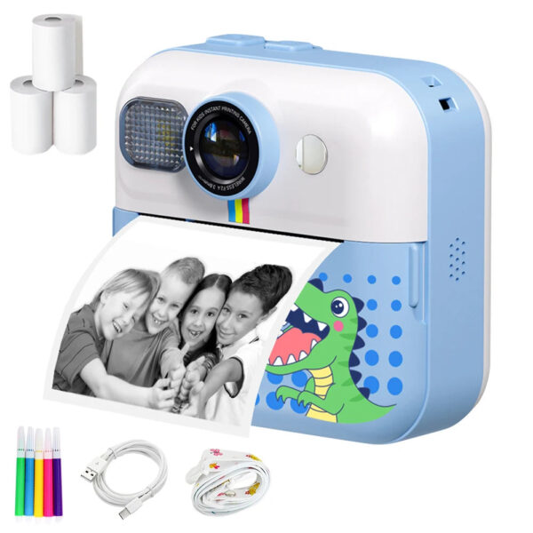 Kids Mini Instant Print Digital Camera with 48MP and 1080P Video for Fun Photography and Creative Coloring - Image 10