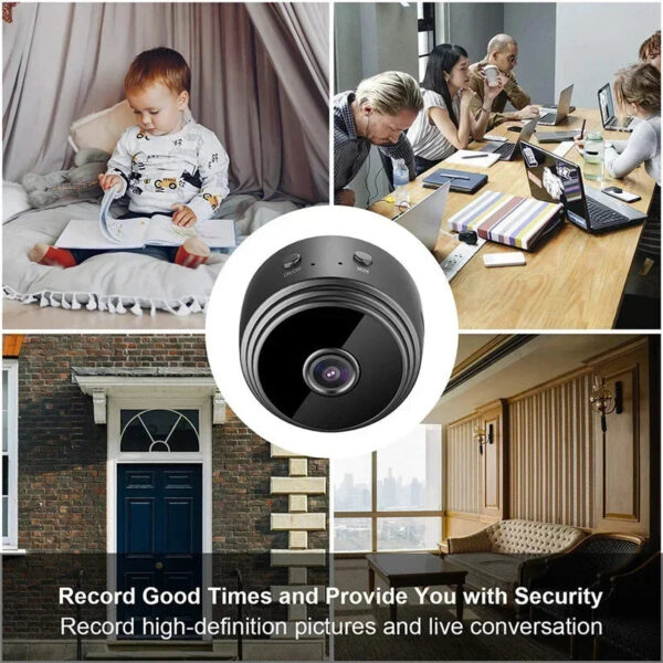 A9 WiFi Mini Camera Wireless Video Recorder Voice Recorder Security Monitoring Camera Smart Home For Infants And Pets - Image 2
