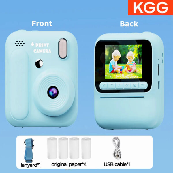 Color Printing Camera  Kids Instant Camera 32GB 1080P Thermal Print Digital Camera Print Photo Video Games Music Children Gift - Image 10