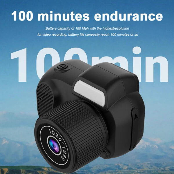 Mini Y3000 Keychain Camera 8MP Photo Tiny Digital Body Cameras Thumb Cam DV Micro Camcorder Support SD Card With Screen for Kids - Image 4